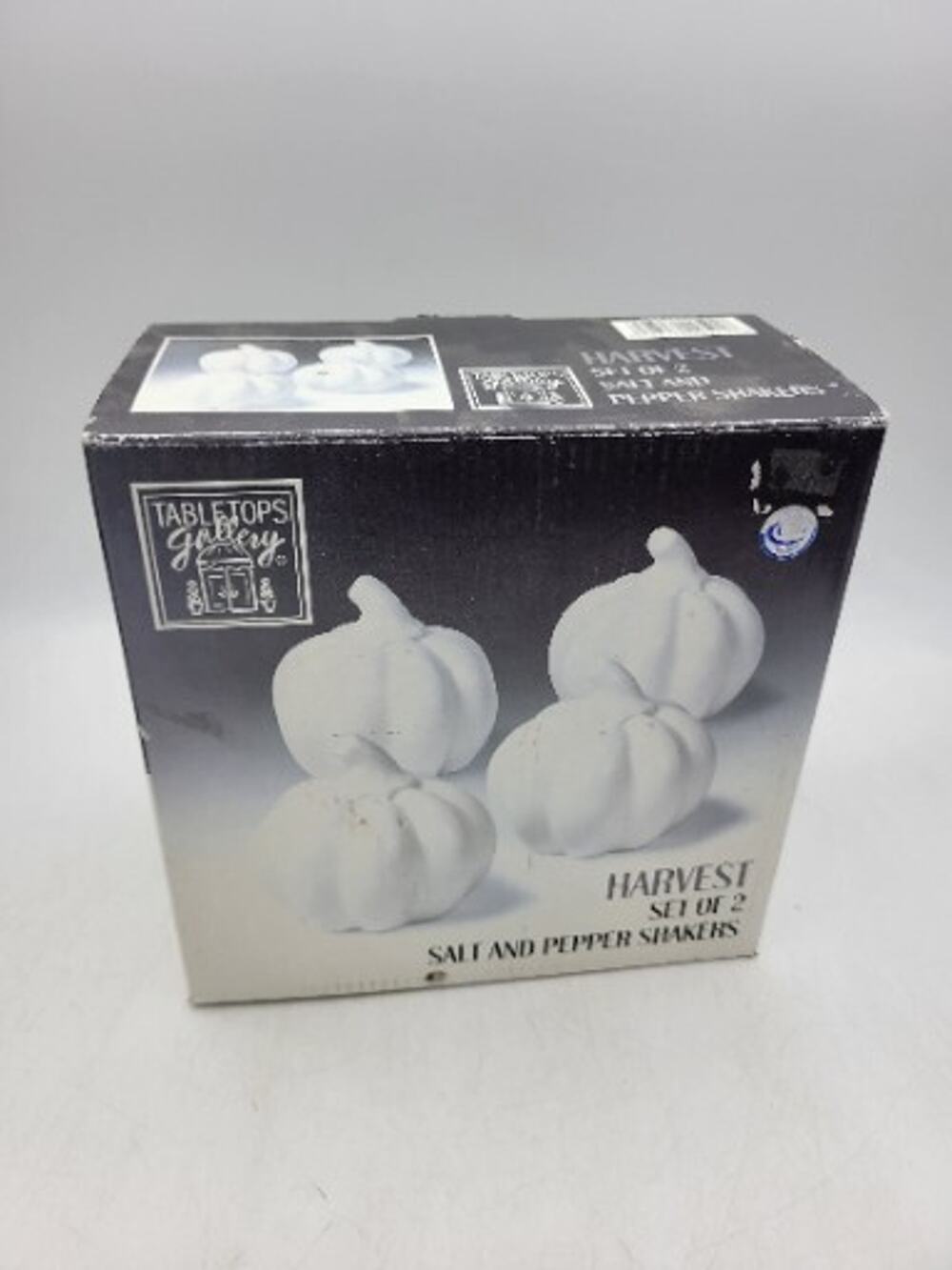 Thanksgiving Pumpkin Salt & Pepper Ceramic Shakers Tabletops Gallery Harvest